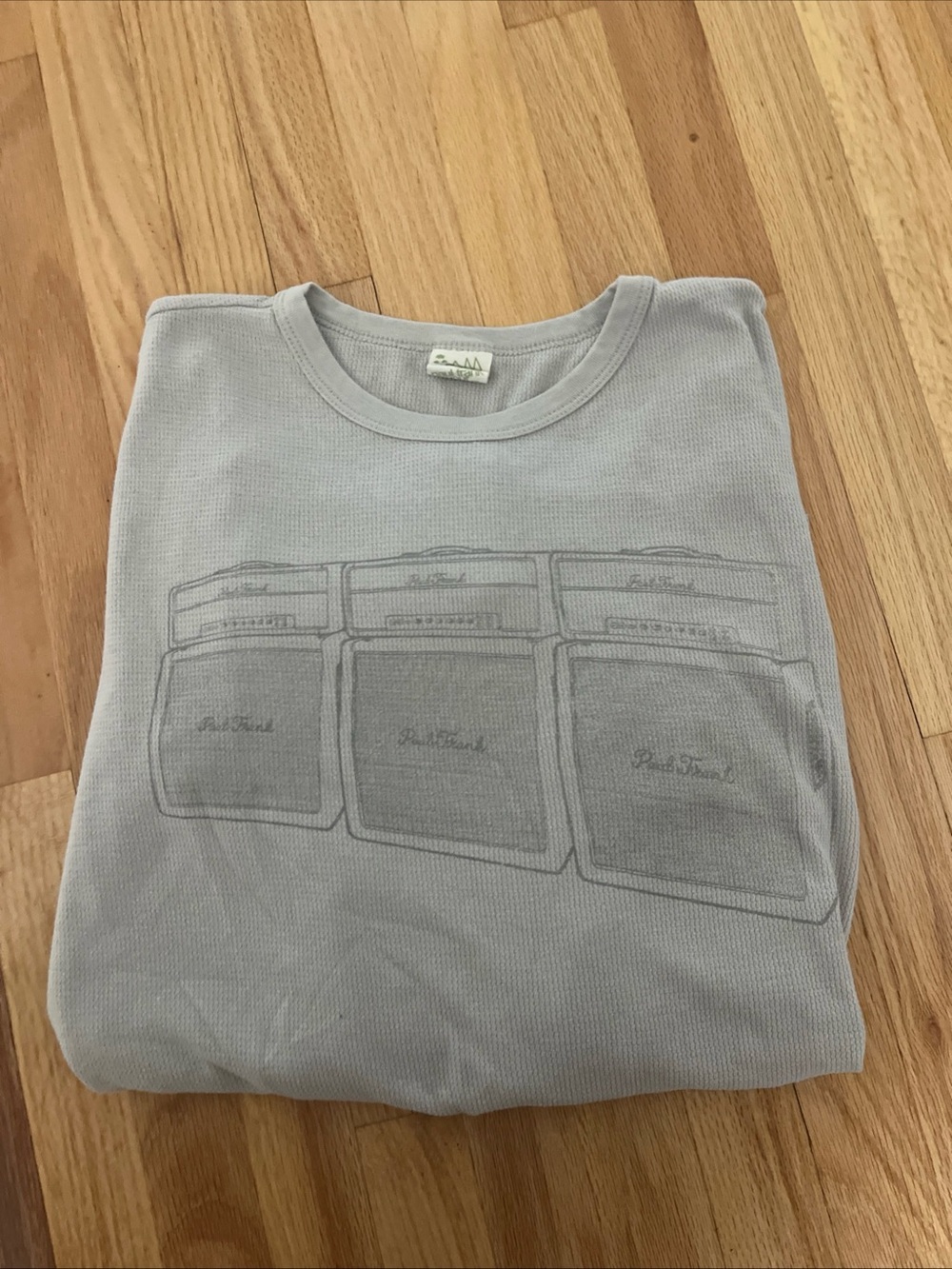Vintage Paul Frank Guitar Amp 2004 Thermal Shirt Large